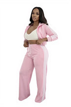 So chill striped pant set